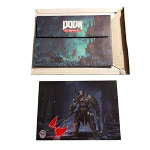 Doom Eternal Marauder Lithograph Art Print Slayers Club Bethesda Video Game Art